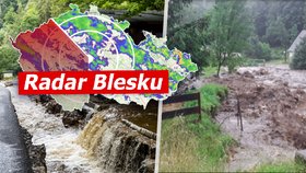 Na víkend platí další bouřková výstraha, sledujte radar Blesku