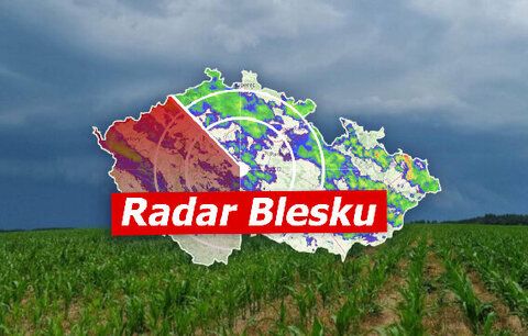 Bouřky v Česku: Odneslo do hlavně Domažlicko, na Tachovsku rotovala supercela. Sledujte radar Blesku
