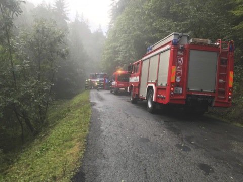 Nedělní bouřka na Šumpersku: Až z toho mrazí, říkají hasiči (1. 9. 2019)