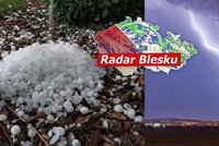 Českem se ženou bouřky, ve Varech je spoušť. Hrozí kroupy, sledujte radar Blesku