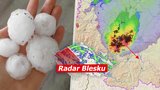 Jih Česka zasypaly obří kroupy, sledujte radar Blesku. A čeká nás tropický týden. Bude až 34 °C