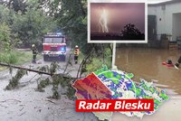 Silné bouřky se brzy vrátí, sledujte radar Blesku. Jakou spoušť v Česku už napáchaly?