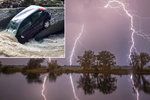 Silné bouřky v Německu způsobily záplavy a zkomplikovaly leteckou dopravu