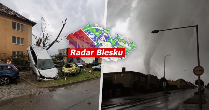 Silné bouřky zasáhly Česko, na Hodonínsku udeřilo i tornádo?