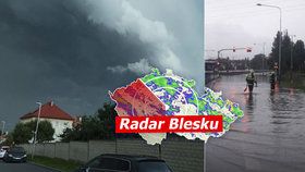 Na sever Moravy a Slezsko se ženou silné bouřky, sledujte radar Blesku
