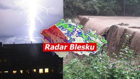 Do Česka míří silné bouřky, hrozí i záplavy.