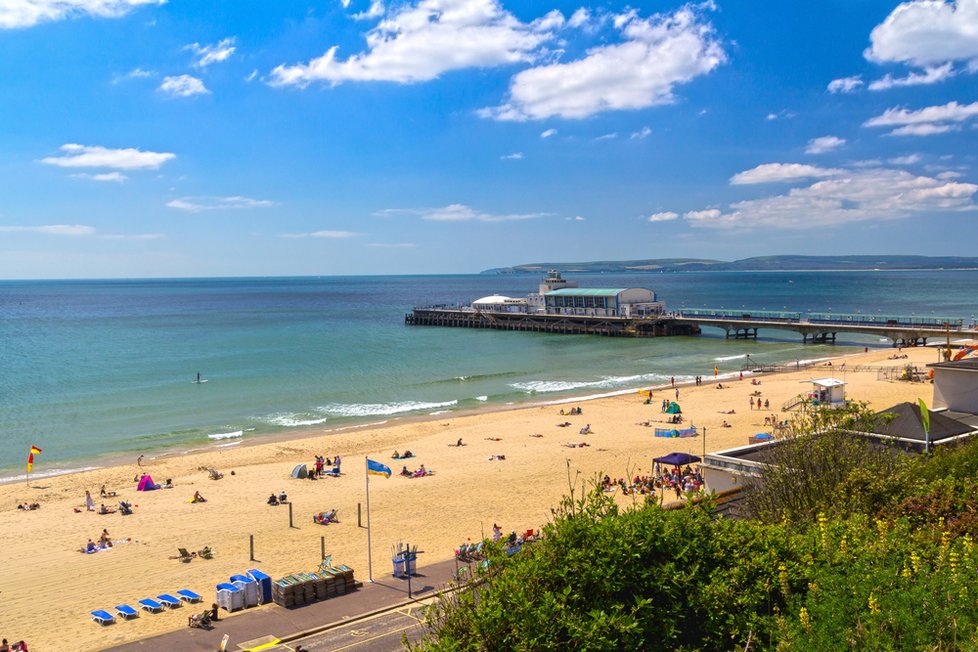 Bournemouth Beach, Velká Británie