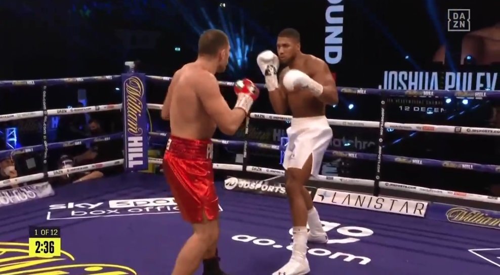 Boxerský zápas Anthony Joshua vs. Kubrat Pulev