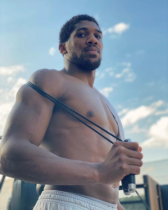 Britský boxer a světový šampion Anthony Joshua