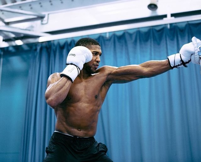 Britský boxer a světový šampion Anthony Joshua