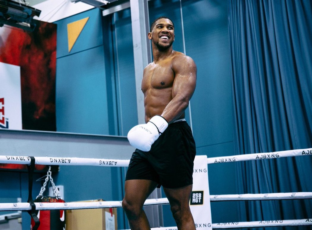 Britský boxer Anthony Joshua