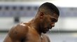 Anthony Joshua během tvrdého tréninku