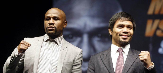 Boxerský souboj mezi Američanem Floydem Mayweatherem a Filipíncem Mannym Pacquiaem bude velmi lukrativní záležitostí