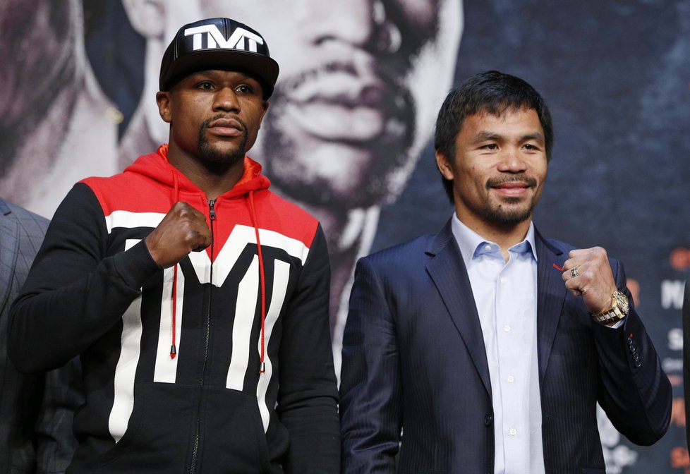 Američan Floyd Mayweather Jr. a Filipínec Manny Pacquiao se v Las Vegas chystají na nejsledovanější boxerskou bitvu