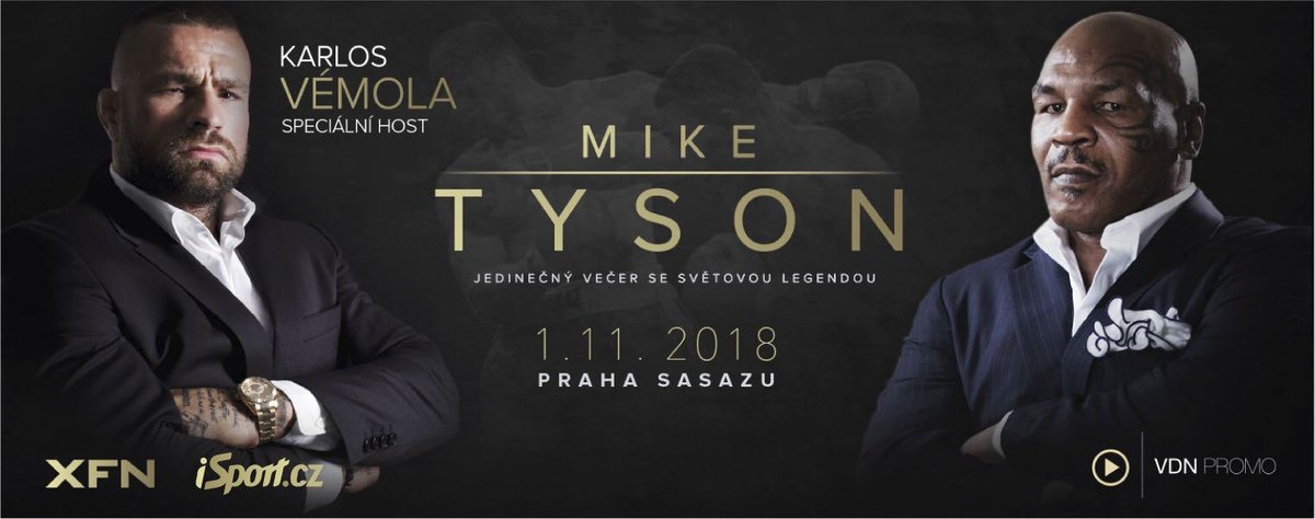 Hostem legendárního Tysona bude nejpopulárnější český bojovník Karlos Vémola