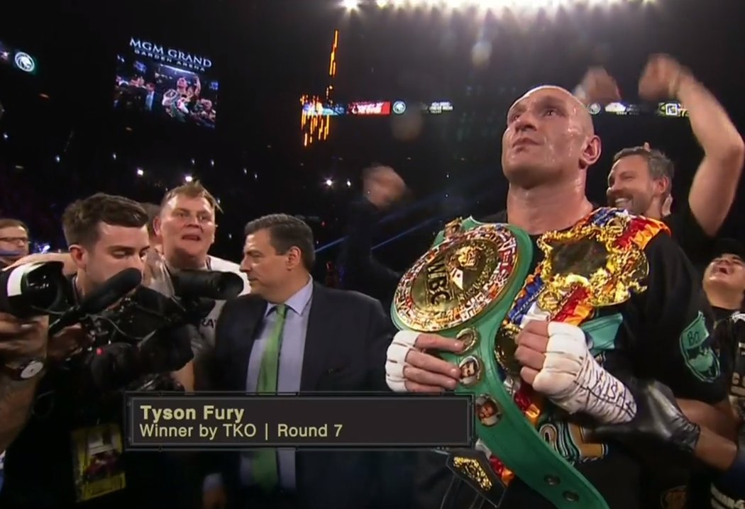 V zápase Wilder vs. Fury 2 měl celou dobu navrch britský ranař. Američanův tým nakonec vhodil v sedmém kole do ringu ručník, takže Fury vyhrál technickým knockoutem.