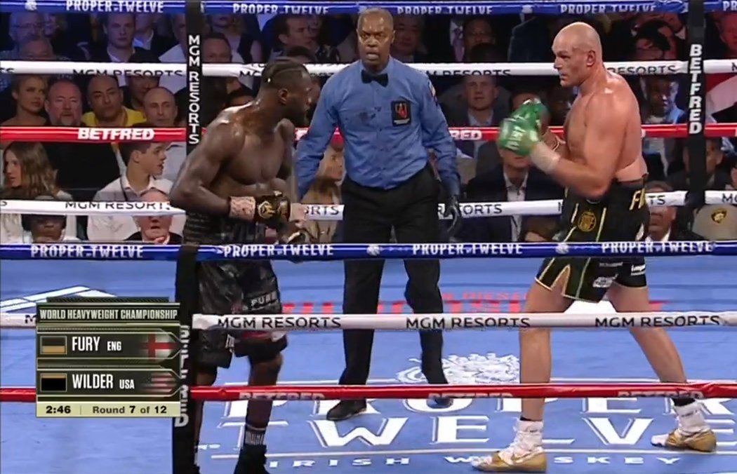 V zápase Wilder vs. Fury 2 měl celou dobu navrch britský ranař. Američanův tým nakonec vhodil v sedmém kole do ringu ručník, takže Fury vyhrál technickým knockoutem.