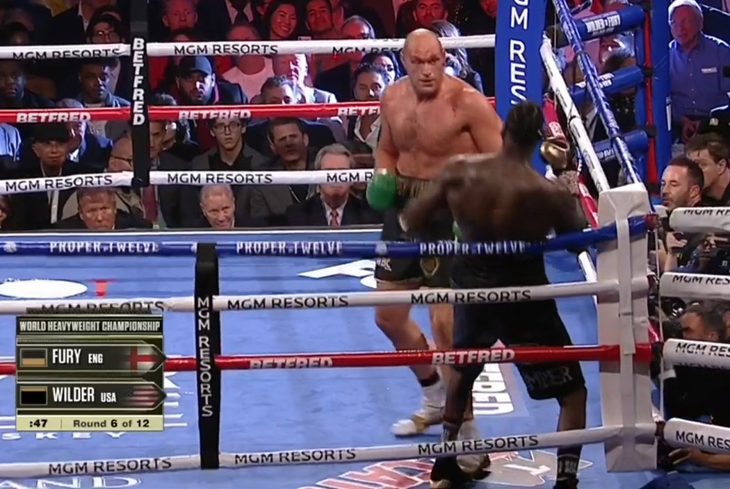 V zápase Wilder vs. Fury 2 měl celou dobu navrch britský ranař. Američanův tým nakonec vhodil v sedmém kole do ringu ručník, takže Fury vyhrál technickým knockoutem.