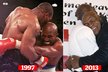 To je proměna. V roce 1997 se snažil Mike Tyson ukousnout Evanderu Holyfieldovi ucho, letos si padli do náruče.