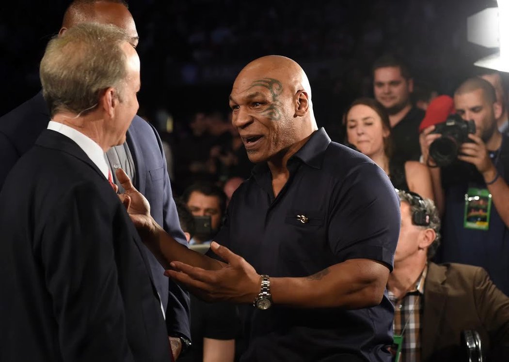 Mezi hosty boxerského galavečera nechyběl ani Mike Tyson