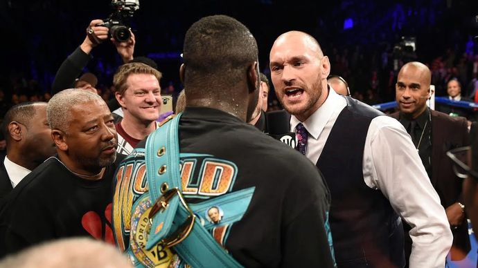 Deontay Wilder se pustil s Tysonem Furym do ostré výměny názorů