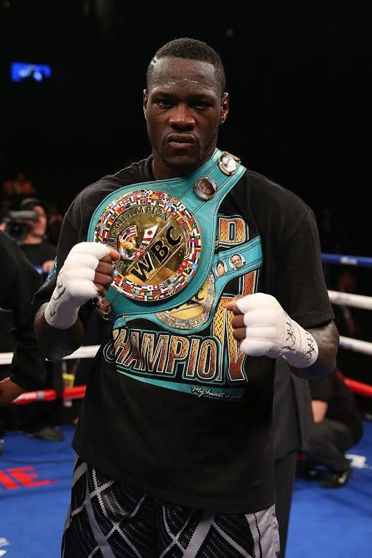 Deontay Wilder slavil titul organizace WBC v těžké váze