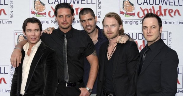 Členové skupiny Boyzone ve své původní sestavě