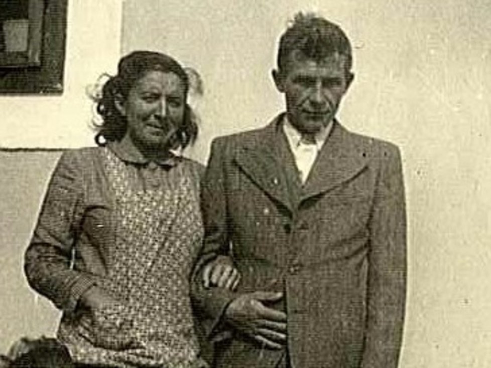 Manželé Kopcovi za 2. světové války.