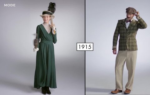 Ženy versus muži: Jak se měnil styl oblékání v průběhu 100 let?