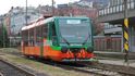 Prezentace modernizované motorové jednotky řady BR 654 Regio Sprinter pro přepravu cestujících na trati Mariánské Lázně – Karlovy Vary dolní nádraží v listopadu 2017