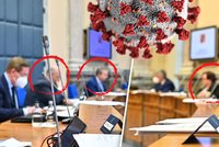 Ministři bez respirátorů na vládě? „Měli jsme čas něco sníst,“ hájí „holé brady“ Brabec