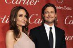 Angelina Jolie a Brad Pitt byli hlavními hvězdami večera.