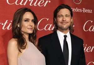 Angelina Jolie a Brad Pitt byli hlavními hvězdami večera.