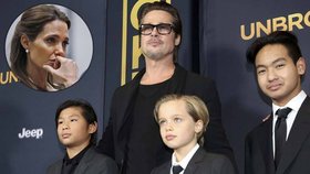 Brad Pitt zachraňuje propadákový film Angeliny: Na promítání přijel se svými syny a dcerou!