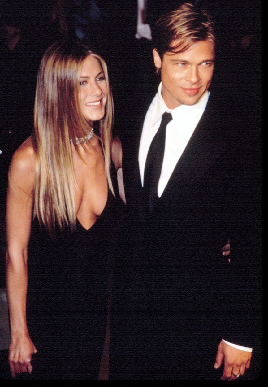 Brad Pitt a Jennifer Anistonová