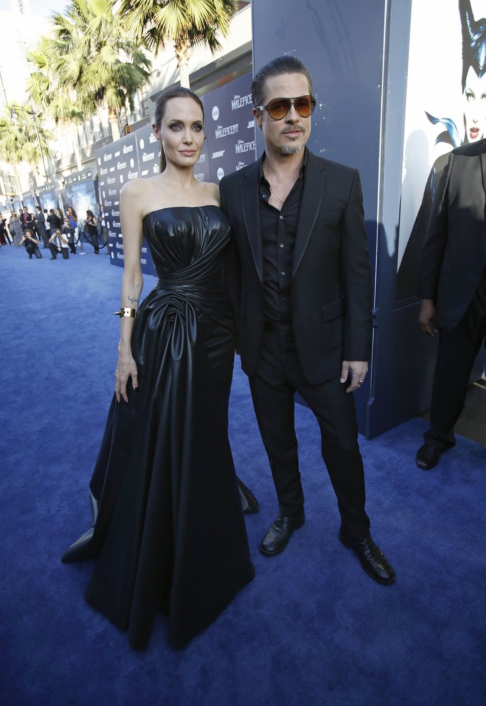 Brad Pitt dělal na premiéře doprovod své partnerce Angelině Jolie.