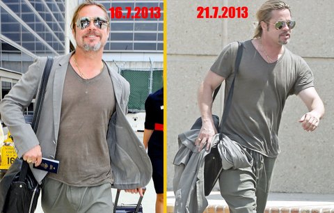 Brad Pitt vypadá jako bezdomovec: 5 dní ve stejném oblečení!?