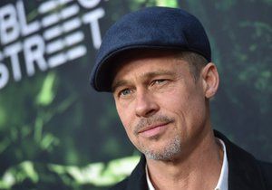 Brad Pitt na premiéře filmu Ztracené město Z