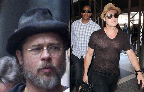 Brad Pitt shodil vousy a je zase sexy!