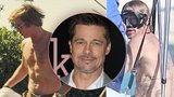 Brad Pitt ukázal ochablé tělo! Kam zmizel Adonis a jeho perfektní svalstvo?