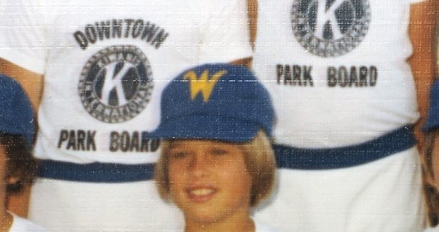 V dětství hrával baseball