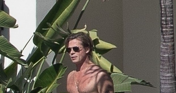 Brad Pitt na dovolené v Mexiku