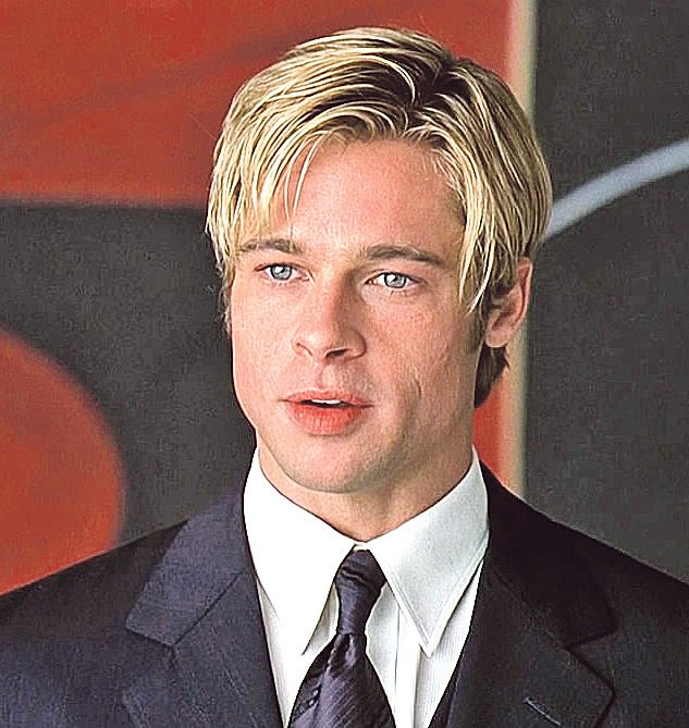 Brad Pitt s blond melírem z roku 1998