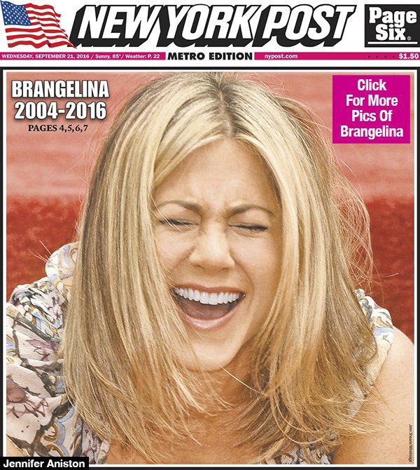 Takhle vidí Jennifer americký list New York Post!