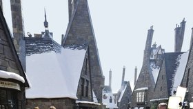 Harry Potter provedl vybrané děti po Bradavicích osobně