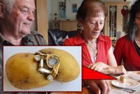 Neuvěřitelné štěstí: Němec našel prsten s diamantem v bramboře
