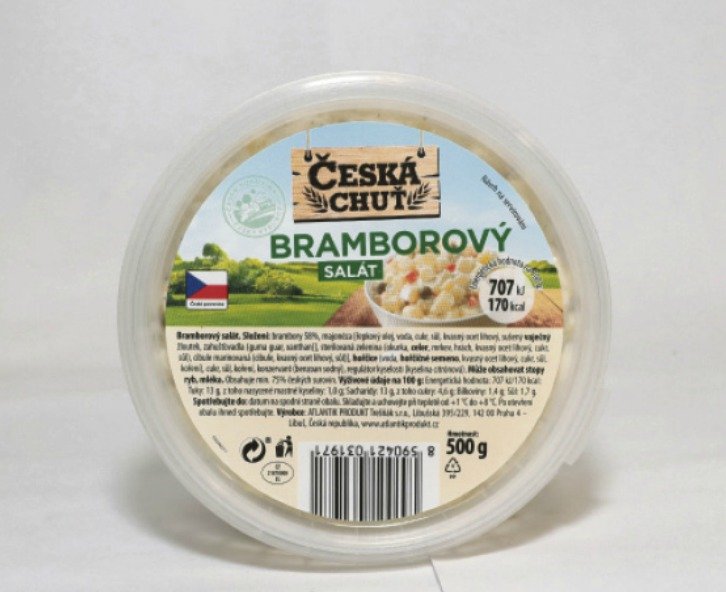 Nejtučnější Česká chuť Bramborový salát