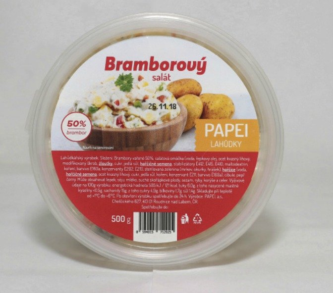 »Nasládlý« Papei Bramborový salát