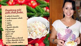 Bramborový salát podle celebrit: Rodinný recept Heidi Janků 