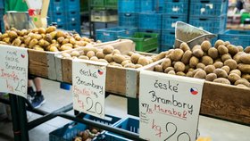Ceny brambor jsou nyní dost rozdílné (6. 6. 2020).